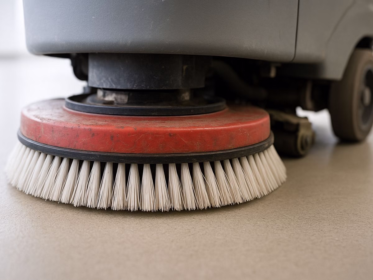 service suto scrubber brush tidak berputar