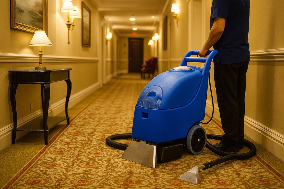 sewa carpet extractor untuk hotel dan apartemen