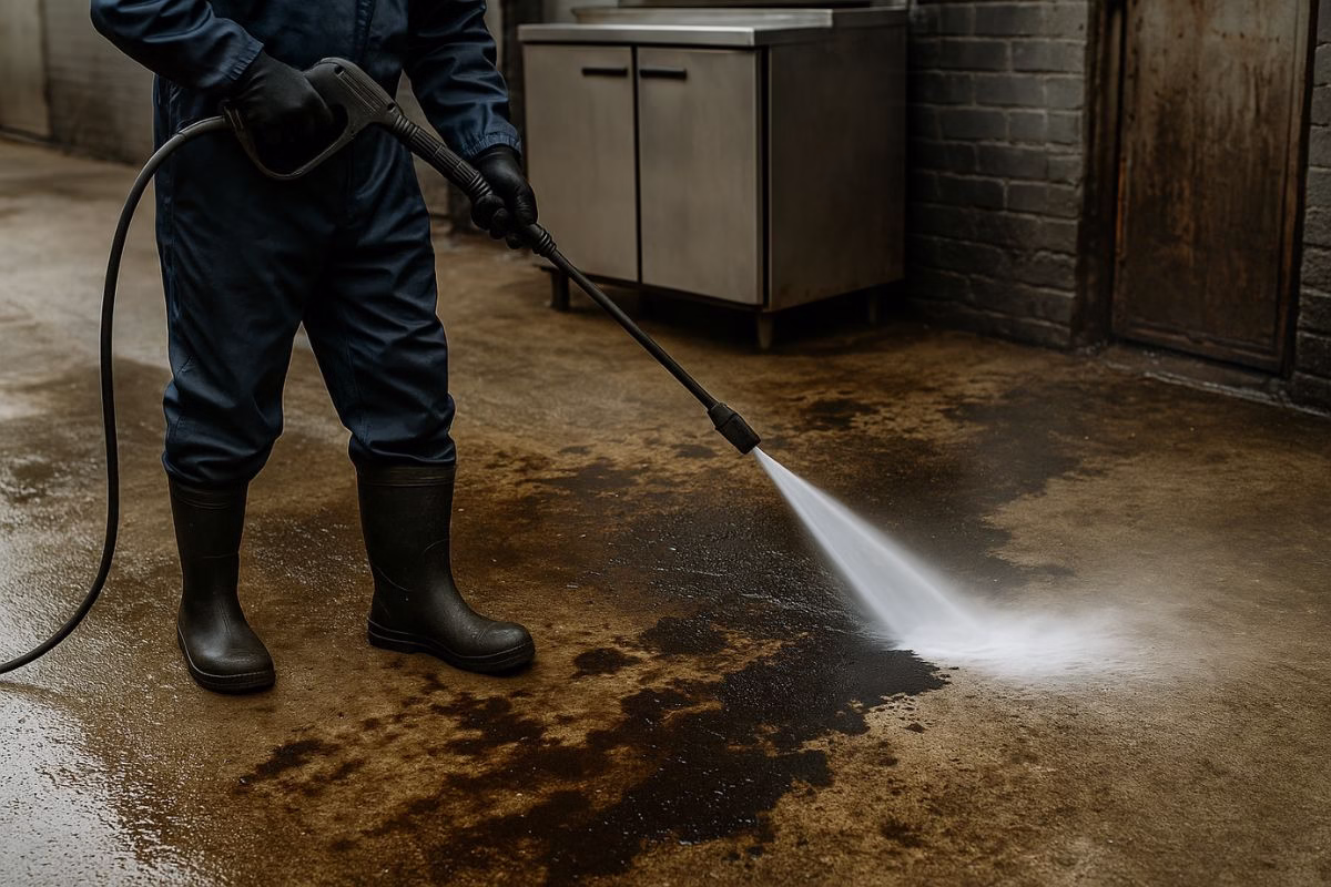 sewa high pressure cleaner untuk restoran dan dapur