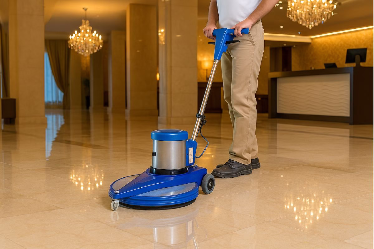 sewa high speed polisher untuk hotel dan apartemen