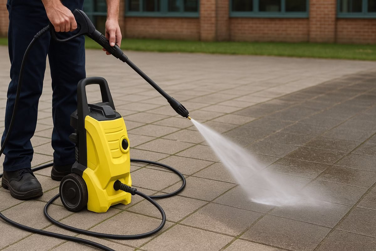 sewa jet cleaner untuk sekolah atau area umum