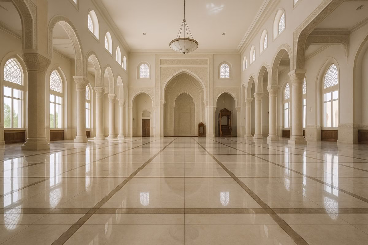 sewa mesin poles lantai untuk masjid
