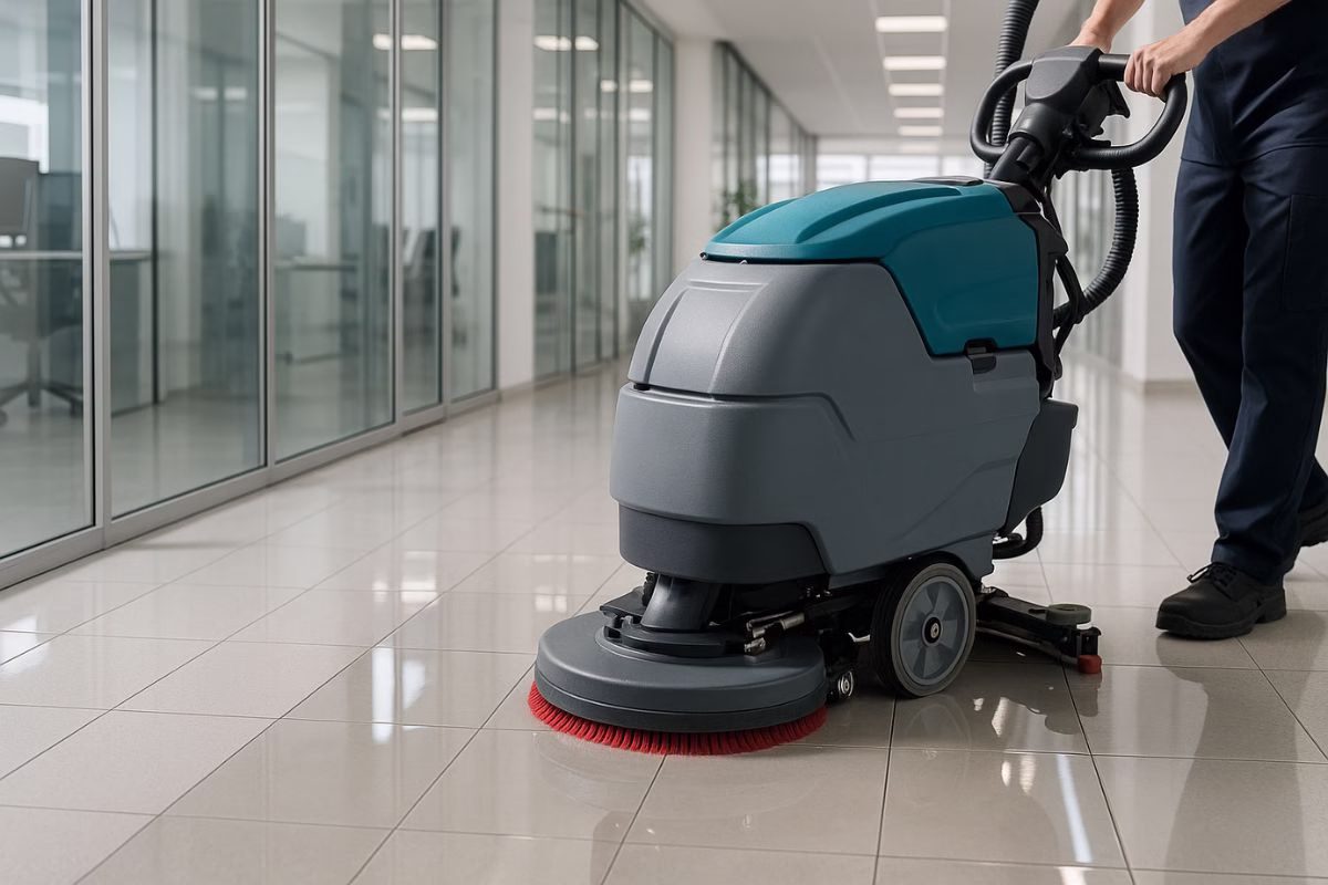 sewa mesin scrubber kantor