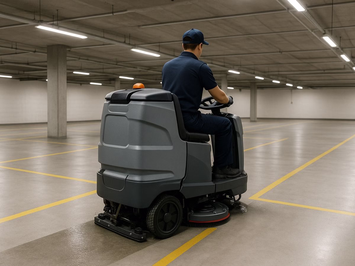 sewa ride on scrubber terpercaya