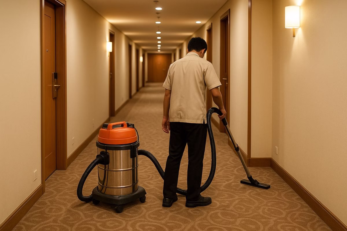 sewa vacuum cleaner hotel