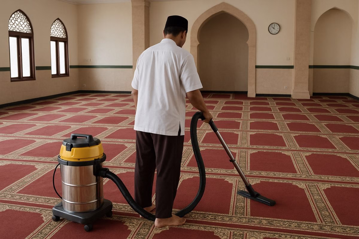 sewa vacuum cleaner masjid dan tempat ibadah