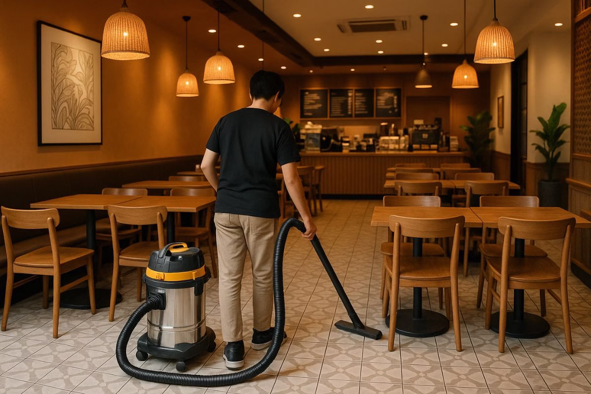 vacuum cleaner wet & dry restoran
