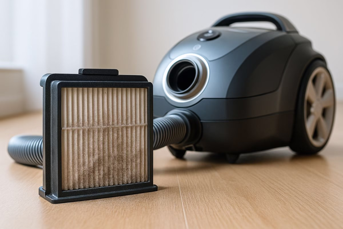 cara membersihkan filter vacuum cleaner featured image