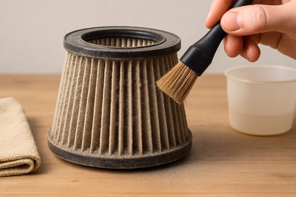 cara membersihkan filter vacuum cleaner yang benar