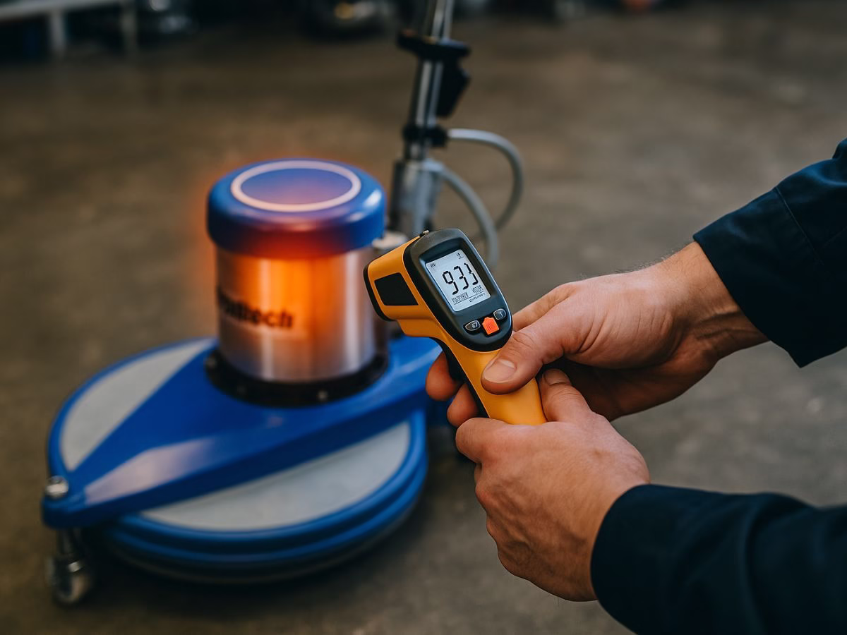 high speed polisher overheat