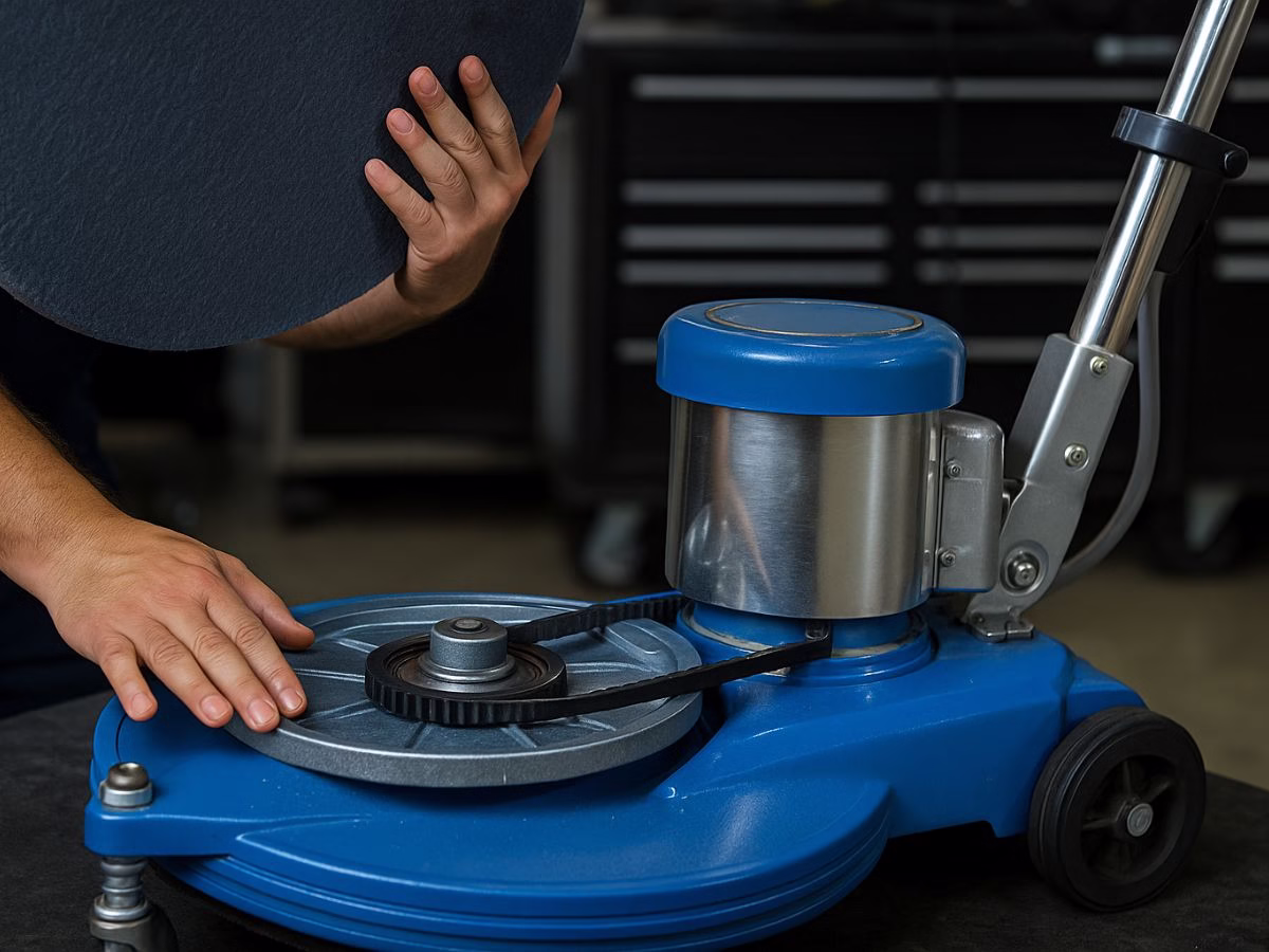 perbaikan high speed polisher pad lemah
