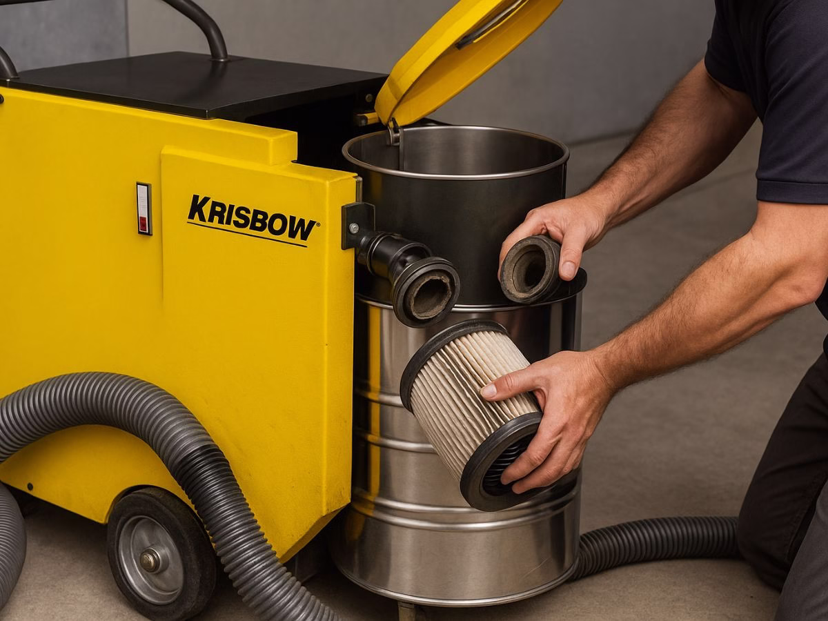 perbaikan vacuum cleaner industri daya hisap lemah