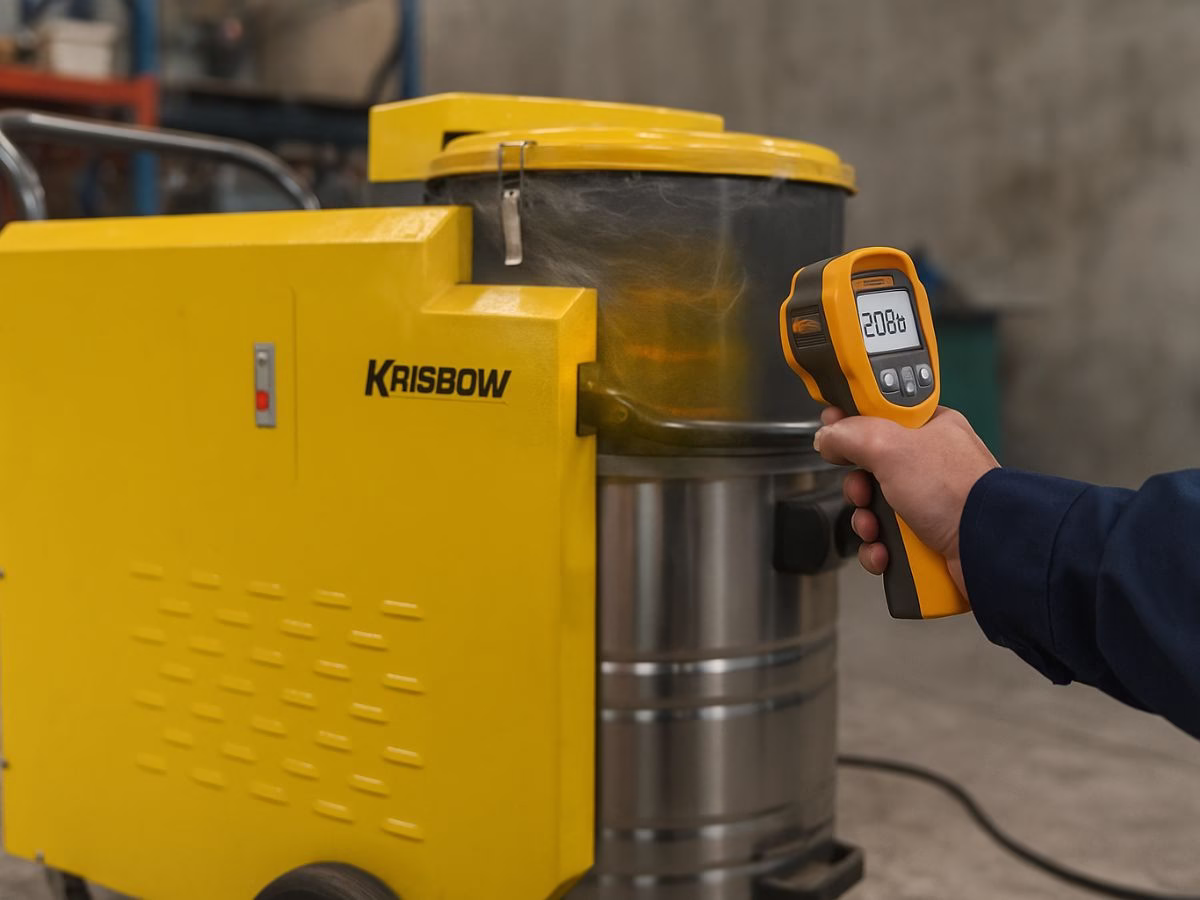 repair vacuum cleaner industri overheat