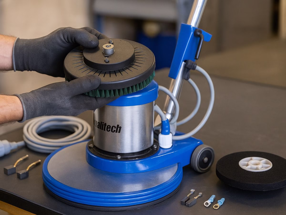 service high speed polisher ganti sparepart