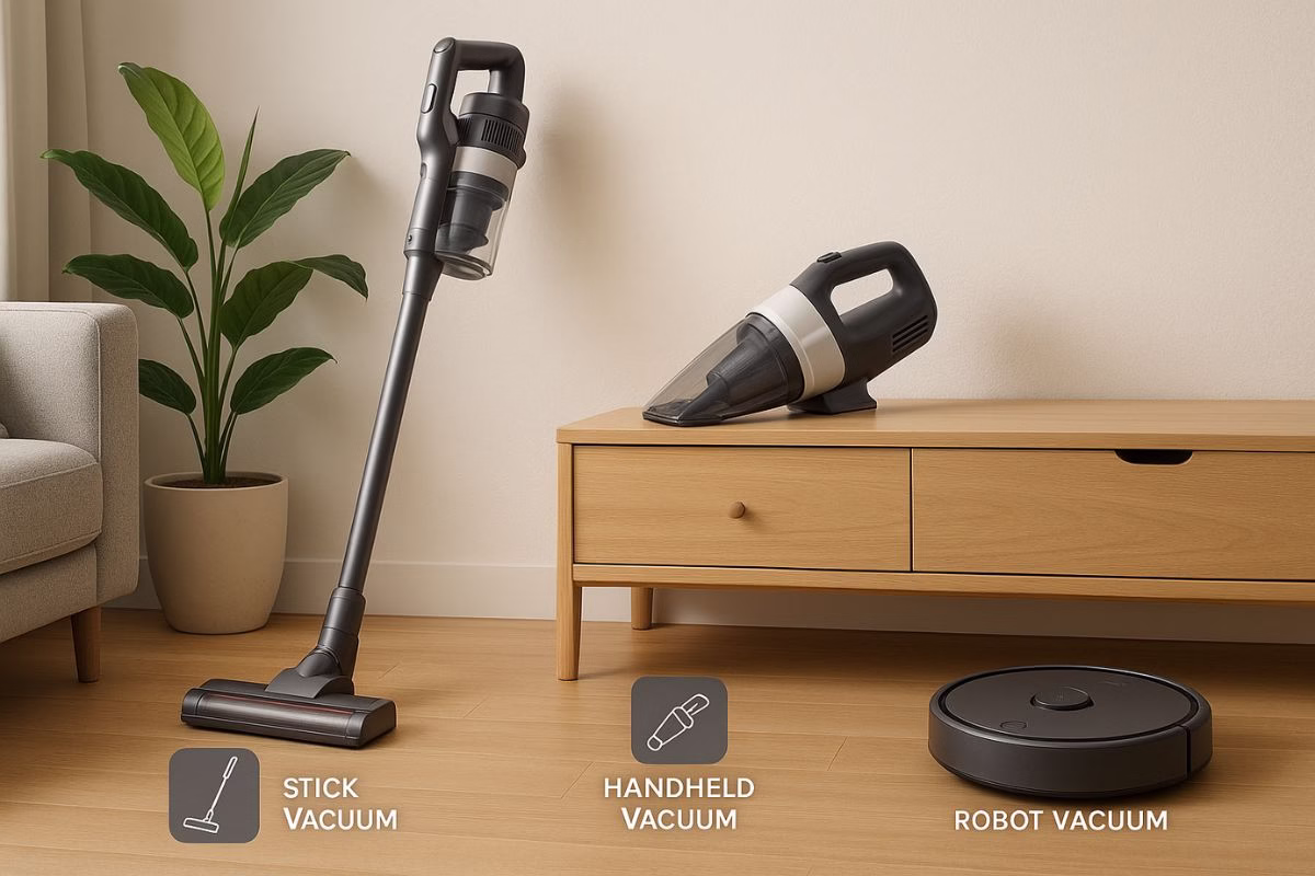 tipe vacuum cleaner terbaik untuk apartemen kecil